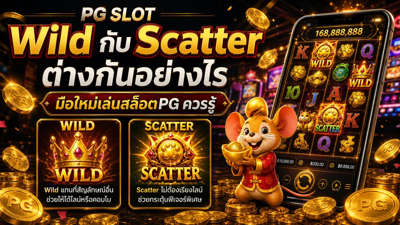 Wild Scatter สล็อตPG ต่างกันอย่างไร มือใหม่ควรรู้