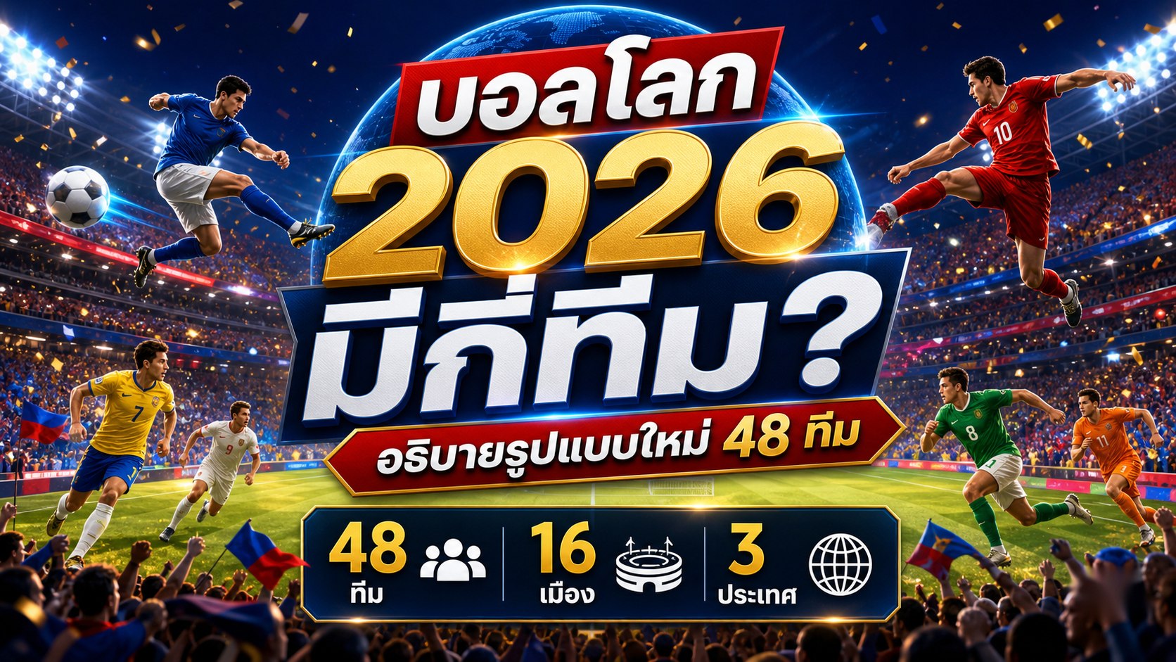 บอลโลก 2026 รูปแบบ 48 ทีม