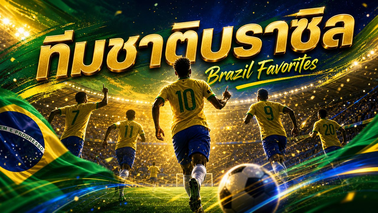 ทีมชาติบราซิล ทีมเต็งแชมป์ FIFA World Cup 2026