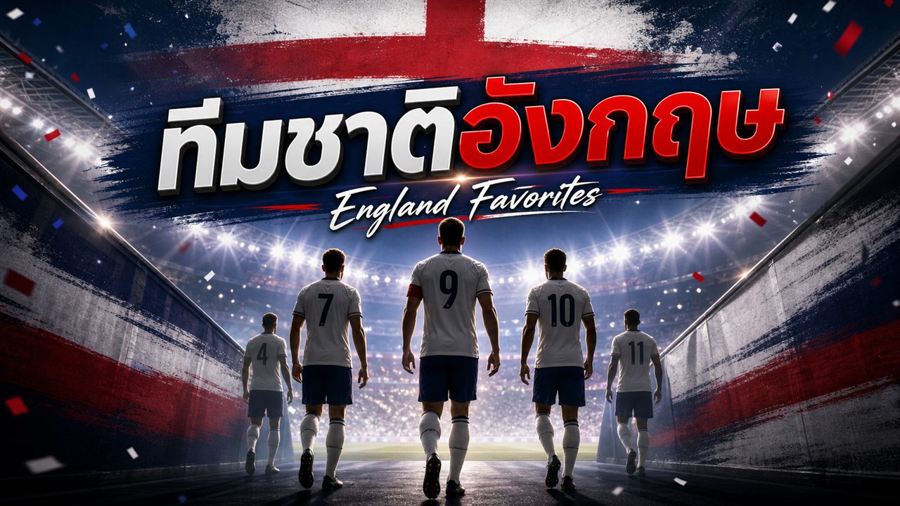 ทีมชาติอังกฤษ ทีมเต็งแชมป์ FIFA World Cup 2026