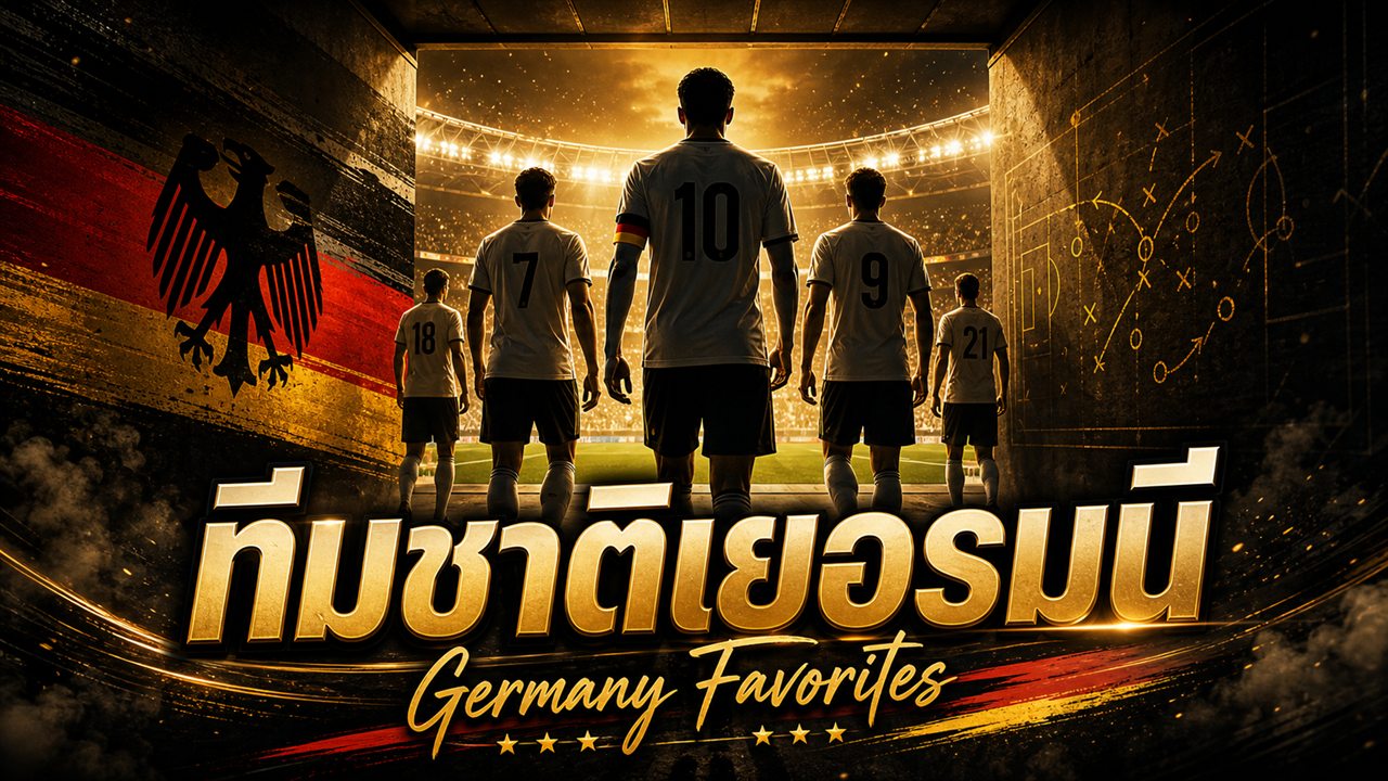 ทีมชาติเยอรมนี ทีมเต็งแชมป์ FIFA World Cup 2026