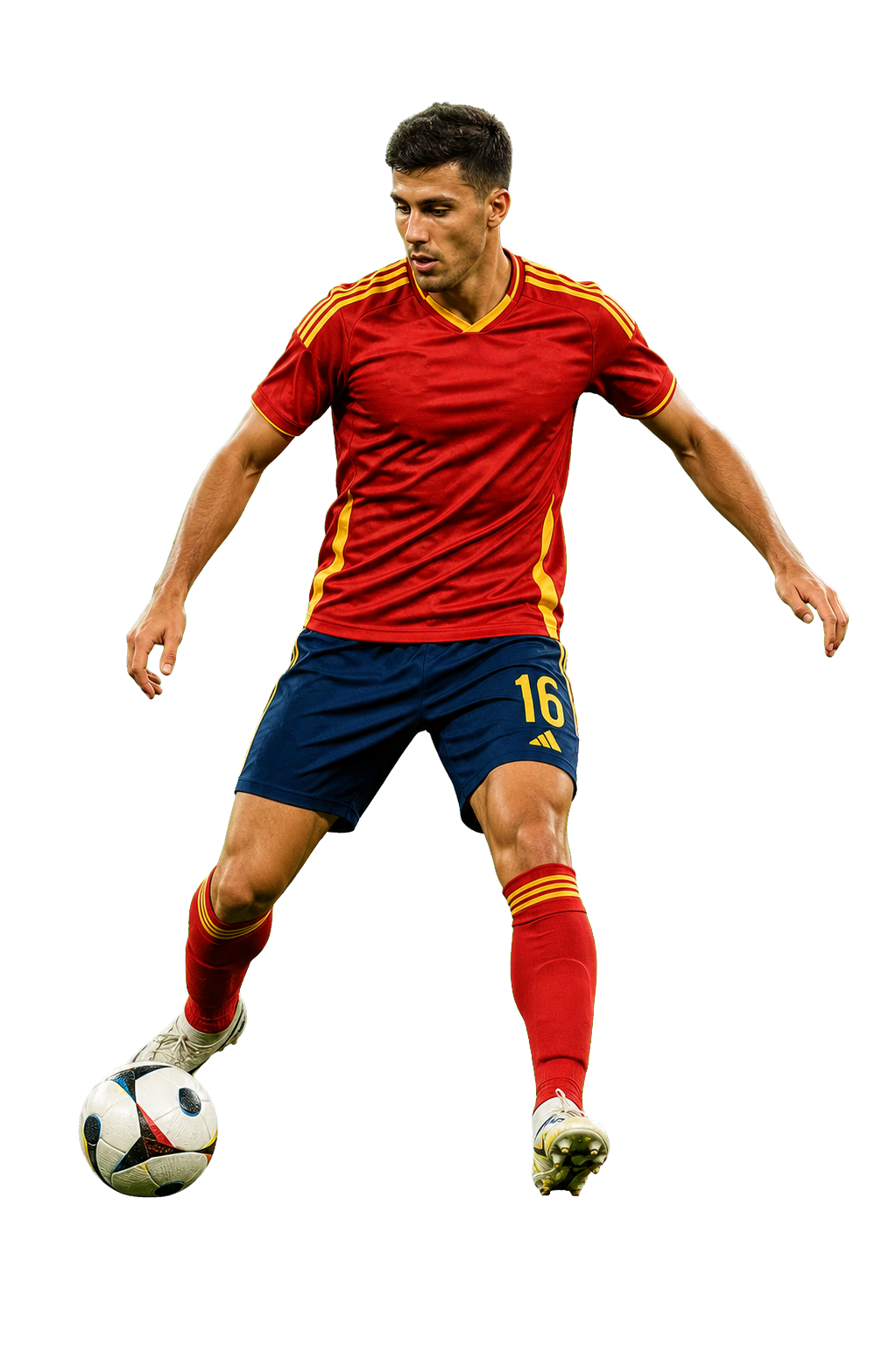 Rodri ภาพประกอบนักเตะสำหรับบทวิเคราะห์ FIFA World Cup 2026