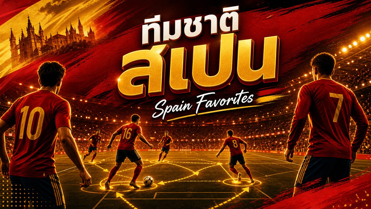 ทีมชาติสเปน ทีมเต็งแชมป์ FIFA World Cup 2026